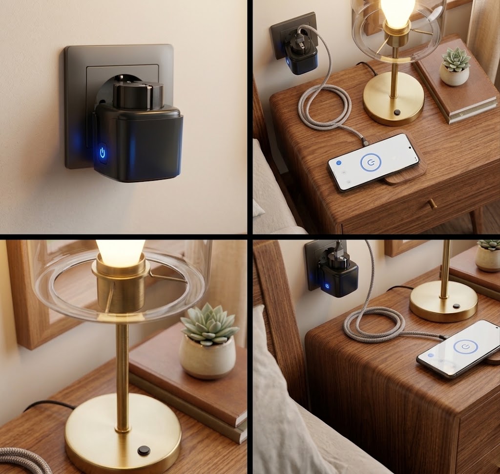 Lumina Studio Smart Plug | High-Power Wi-Fi Control Socket