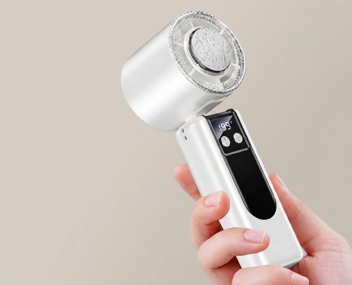 HydroFrost Portable Handheld Turbo Fan with Precision LED Display