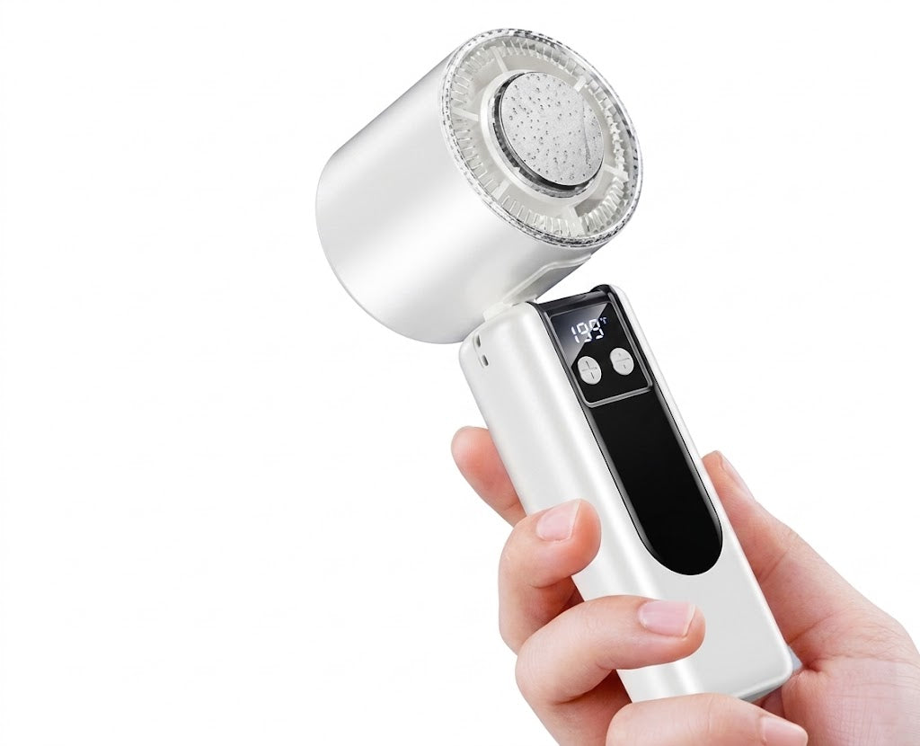 HydroFrost Portable Handheld Turbo Fan with Precision LED Display