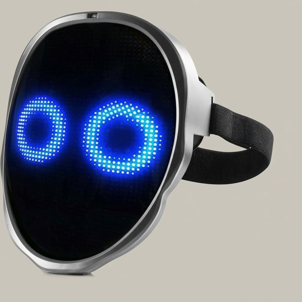 GlowGhost LED Light-Up Face Mask